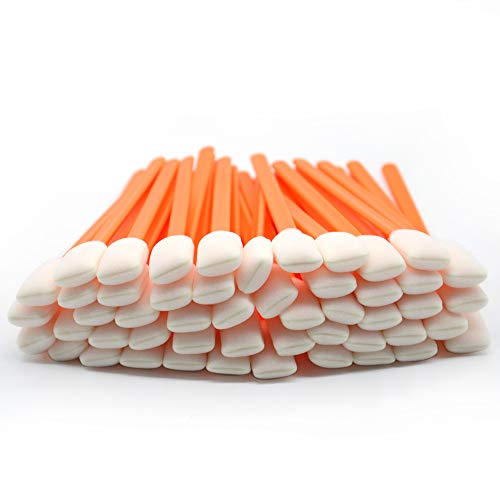 Wellgler's 5.11' Foam Cleaning swabs, for Electronics, Cameras, Optical Lenses or Inkjet Printers, Print Heads Cleaning（50pcs）