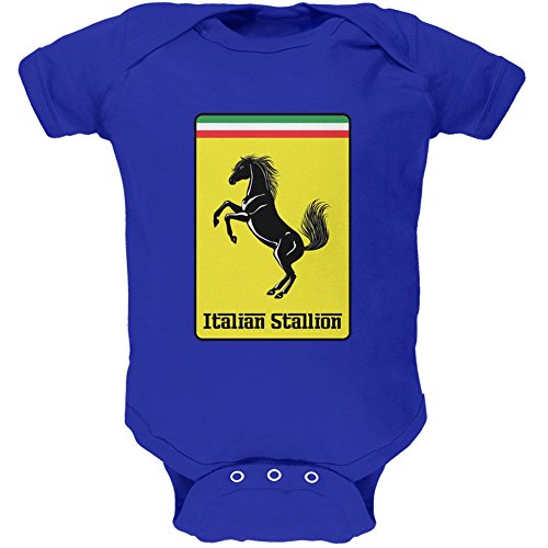 Old Glory Italian Stallion Royal Soft Baby One Piece - 9-12 Months
