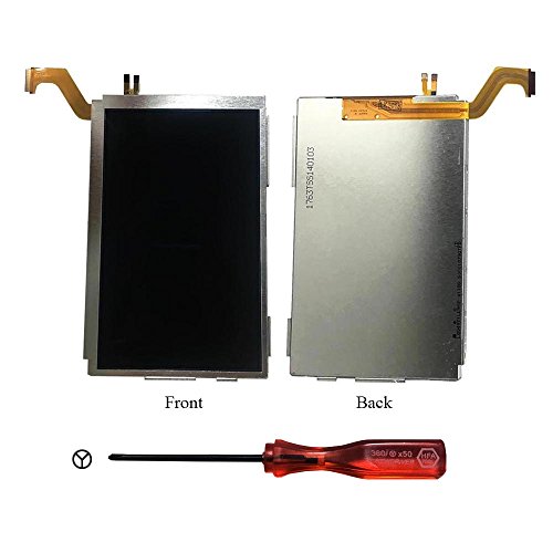 Rinbers OEM Replacement Top Upper LCD Screen Display for Nintendo 3DS N3DS XL LL 2012-2014 with Y Tool (Not for 3DS or New 3DS XL LL LCD)