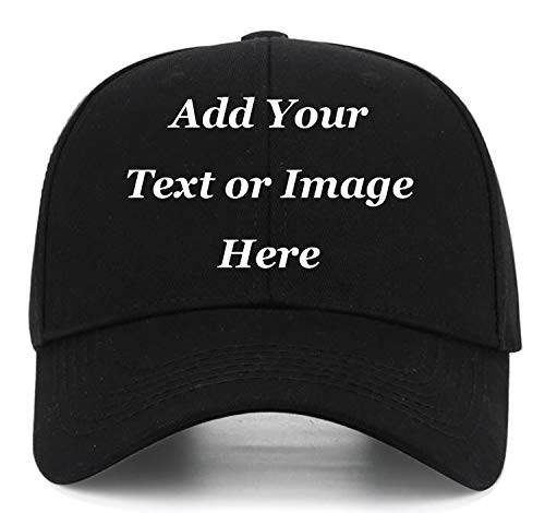 Design Your Own Personalized Hats,Unisex Graphic Printed Cotton Baseball Hats Adjustable Sports Dad Hats