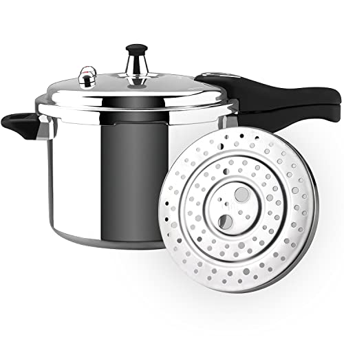 Magefesa Avant Pressure Cooker, 6.2 Quart, made of very resistant aluminum, compatible with gas, electric, ceramic stoves, pressure canner, canning cooker pot, stove top instant fast cooking