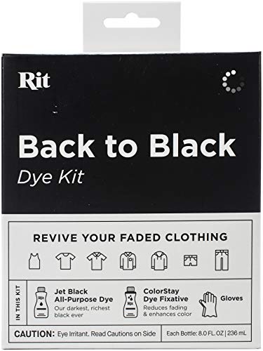 Rit Back to Black Dye Kit, 5.88 x 5 x 2.38