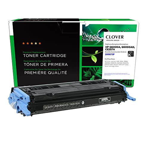 Clover Remanufactured Toner Cartridge Replacement for HP Q6000A (HP 124A) | Black