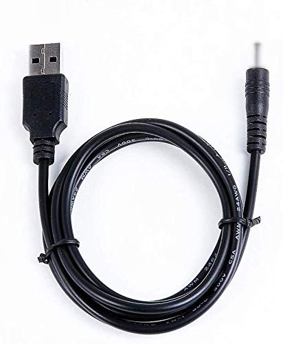 Yustda New USB Charging Cable Power Charger Cord for Palm Tungsten E Zire 31 72 PalmOS PDA (with Mini Barrel Round Plug Tip. NOT Square Multi-pin Insert. NOT fit Palm Pilot palmOne Tungsten E2.