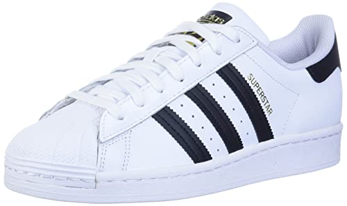 adidas Originals mens Superstar Sneaker, White/Core Black/White, 10.5 US