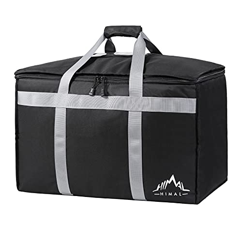 Himal Outdoors Insulated Food Delivery Bag XXXL-23Wx15Hx14D inches Premium Insulated Grocery Bag for HOT/COLD Food Delivery, Fit for Uber Eats, Doordash, Commercial Catering Transportation
