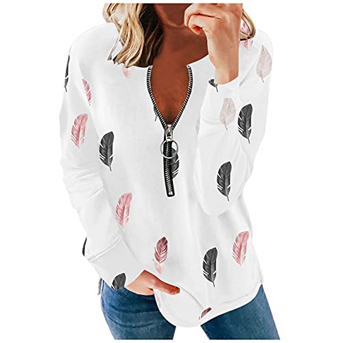 Black and White Hoodie Dress qomens Long Sleeve Shirt Ladies Tops Plus Size as Half or Long Sleeves Winter Women Shirts Tunic top Women Button Down Tops for Women Sweater Ties in Front Floral Hooded