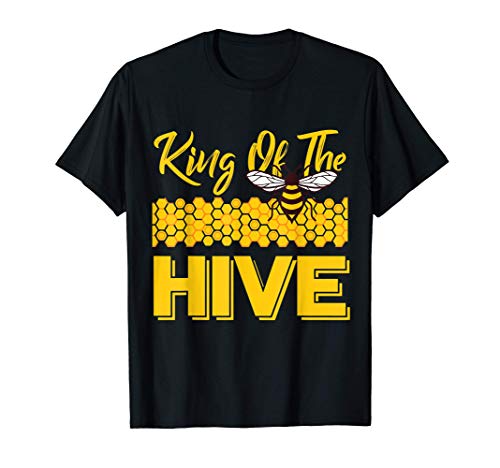 King of the Hive Awesome Beekeeper Gift T-Shirt