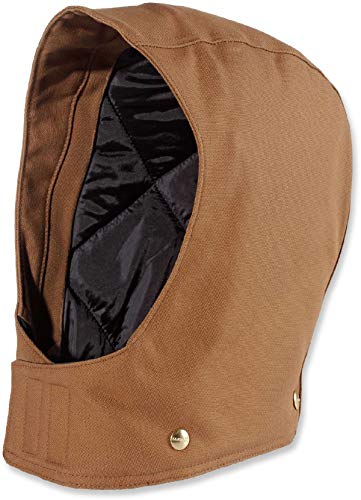 Carhartt Men's Firm Duck Insulated Hood, Brown, S/XL