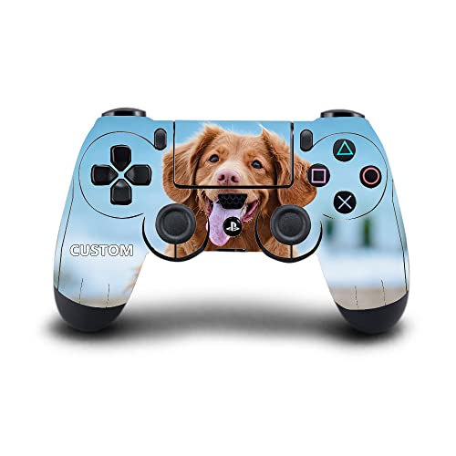 Custom Vinyl Skin Sticker Decal Cover for PS4 Controller with Your Own Personalized Photos or Game Screenshots