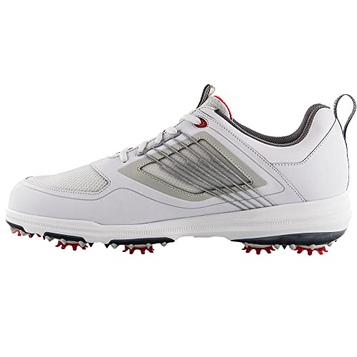 FootJoy Men's Fury Previous Season Style Golf Shoes White 8 M Red, US