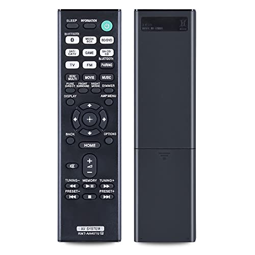 RMT-AA401U Replacement Remote Control Compatible for Sony AV Receiver STR-DH190 STRDH190 STR-DH590 STRDH590 STR-DH790 STRDH790