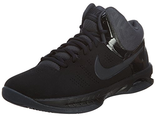 Nike Mens Air Visi Pro Vi NBK Black/Anthracite Ankle-High Nubuck Basketball Shoe - 9M