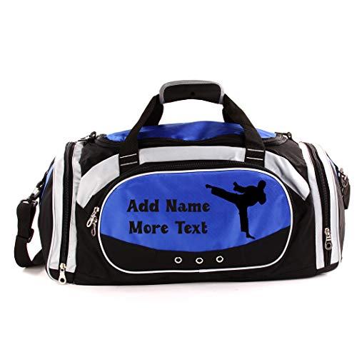 Personalized SportS Duffel Bag With Custom Name & Text - Martial Art Male