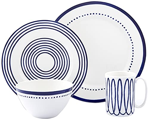 Kate Spade New York Charlotte Street West 4 Piece Place Setting Blue