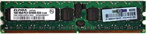 Elpida 1GB DDR2 1R-4 PC2-3200R-333,12-HO,345113-051,