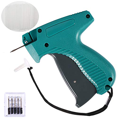 Tagging Gun for Clothing, Standard Retail Price Tag Attacher Gun Kit for Clothes Labeler with 6 Needles & 1000pcs 2' Barbs Fasteners & Organizer Bag for Store Warehouse Consignment Garage Yard Sale