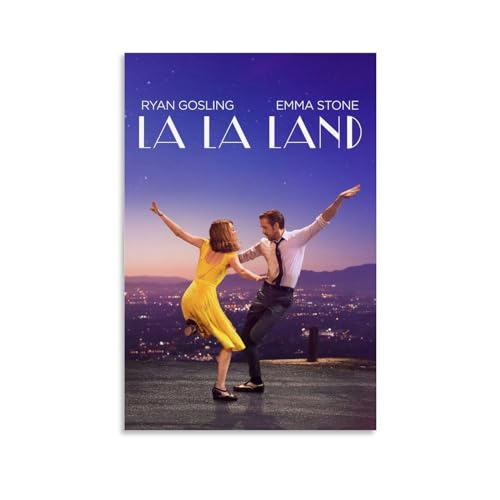 La La Land Movie Poster Canvas Art Poster And Wall Art Picture Print Modern Family Bedroom Decor Posters 12x18inch(30x45cm)