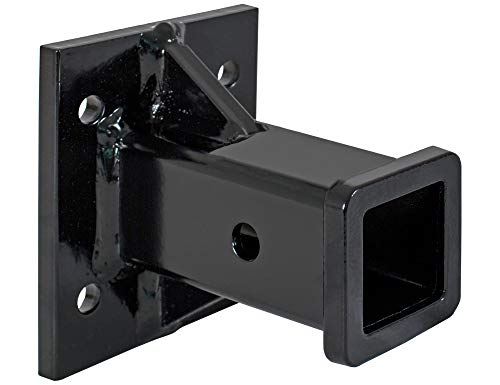 Buyers Products 1804055 2' Bolt-On Receiver Tube, 20,000 Lbs MGTW, 2,000 MVL, Corrosion Resistant Black Powder Coat Finish, Receiver Hitch Accessories