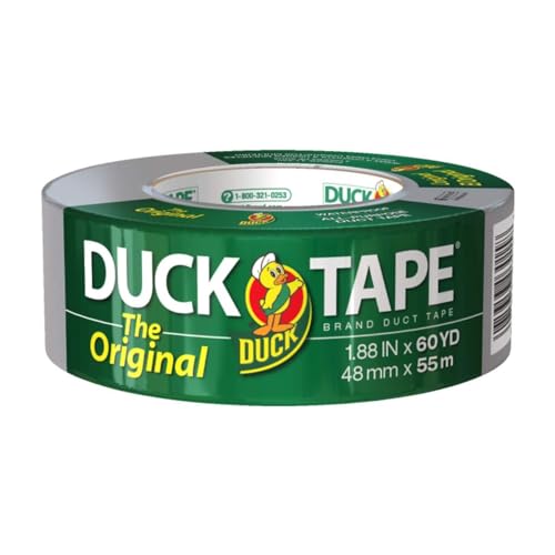 The Original Duck Brand Duct Tape, 1-Pack 1.88 Inch x 60 Yard, Silver (394475)