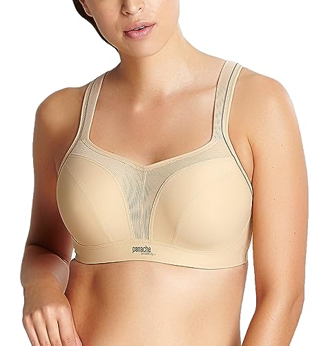 Panache Women's High Impact Underwire Sports Bra, Latte, 36F