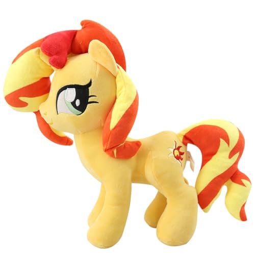 Little Horse Sunset Shimmer 33CM Plush Toy Friendship Movie Feature Character Doll Action Figure Model Toy (Sunset Shimmer)