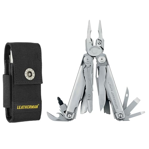 LEATHERMAN, Surge, 21-in-1 Heavy-Duty Multi-tool for Work, Home, Garden, DIY & Auto, Stainless Steel with Premium Nylon Sheath