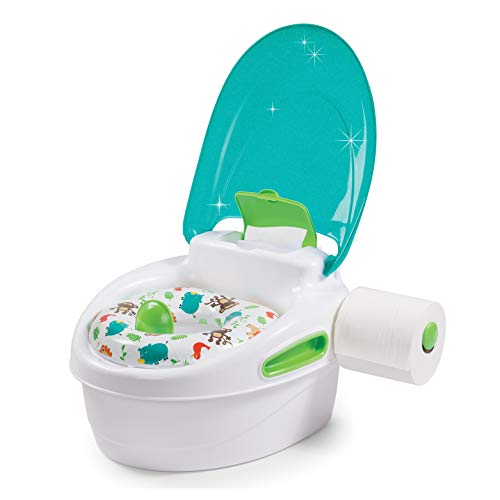 Summer Infant Step by Step Potty, Neutral – 3-in-1 Potty Training Toilet – Features Contoured Seat, Flushable Wipes Holder and Toilet Tissue Dispenser