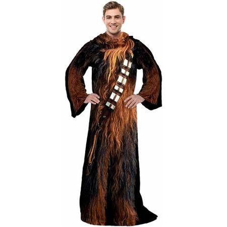 Star Wars Chewbacca Comfy Throw with Sleeves Adult Size