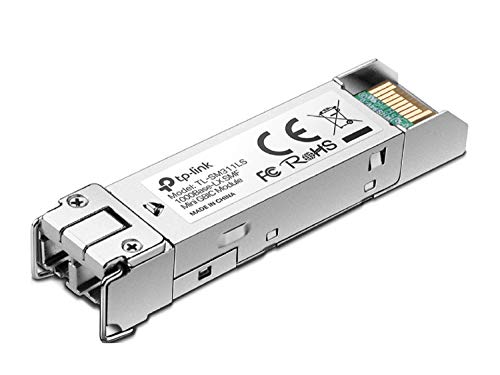 TP-Link Gigabit SFP module | 1000Base-LX Single-mode Fiber Mini GBIC Module | Plug and Play | LC/UPC interface | Up to 10km distance (TL-SM311LS)