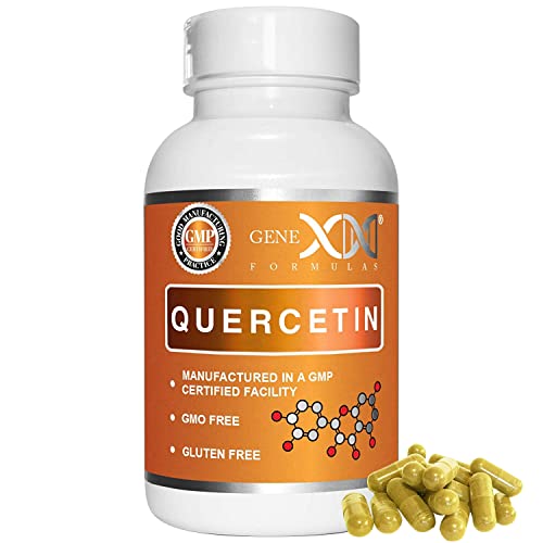 GENEX Quercetin 500mg Supplement, 60 Capsules | Healthy Aging and Longevity, Non-GMO, Flavonoid Supplements (2 Month Supply)
