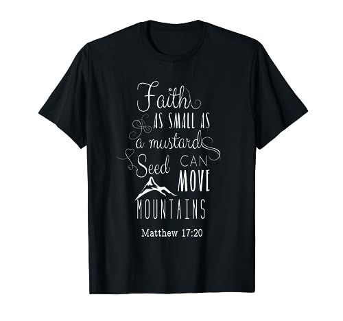 Faith Seed Of Mustard Parable Christian Faith For Women T-Shirt