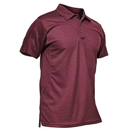 MAGCOMSEN T Shirts for Men Work Shirts for Men Short Sleeve Tactical Shirt Golf Polo Shirt Polo Shirts for Men T Shirts Golf Shirts Fishing Shirts Hiking Shirts