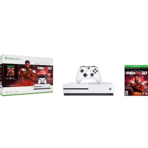 Xbox One S 1TB Console - NBA 2K20 Bundle (Renewed) [video game]