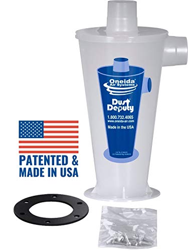 Dust Deputy DIY Anti-Static Retrofit Cyclone Separator for Wet/Dry Shop Vacuums (DD DIY)