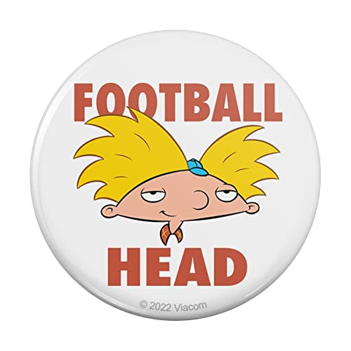 Hey Arnold! Football Head Pinback Button Pin