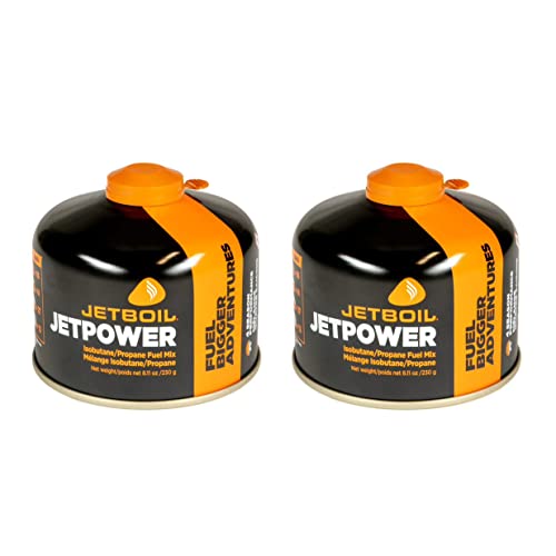 Jetboil Jetpower Fuel, 230 Grams (2 Pack) (2), Liquefied Petroleum Gas