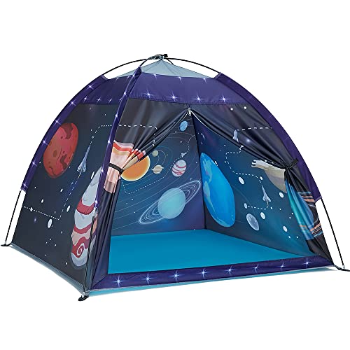 Mnagant Space World Play Tent-Kids Galaxy Dome Tent Playhouse for Boys and Girls Imaginative Play Popup Tent for Kids Indoor/Outdoor Fun,Perfect Kid’s Gift- 48' x 48' x 43'…