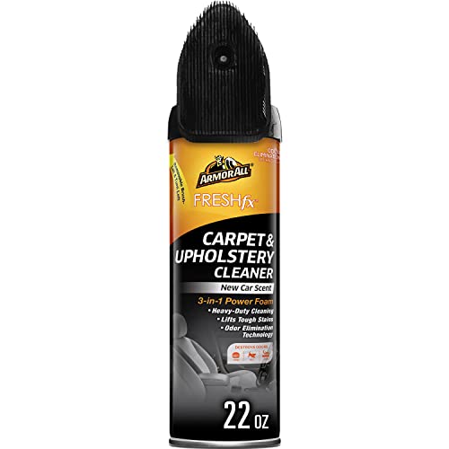 Armor All Carpet and Upholstery Cleaner Spray , Car Upholstery Cleaner for Tough Stains, 22 Fl Oz, 1 Count (Pack of 1)