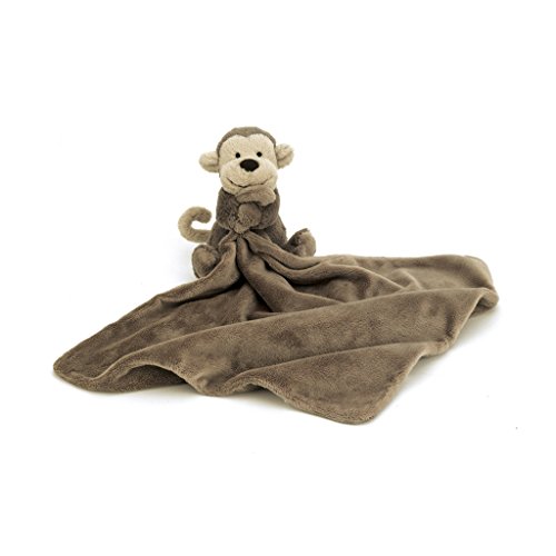 Jellycat Bashful Monkey Baby Stuffed Animal Security Blanket