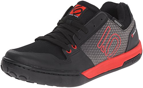 Five Ten Men's Freerider Contact Approach Shoes, Black/Red, 10 D US