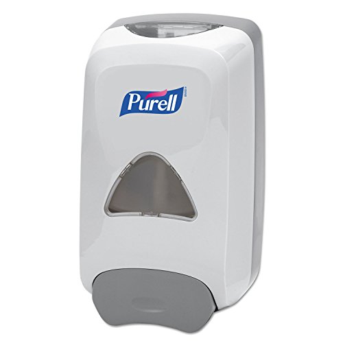 PURELL FMX-12 Push-Style Hand Sanitizer Foam Dispenser, Dove Grey, for 1200 mL PURELL FMX-12 Hand Sanitizer Foam Refill (Pack of 1) - 5120-06