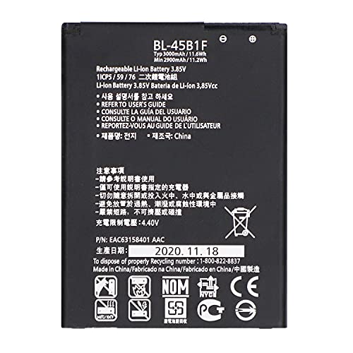 ASDAWN BL-45B1F Battery for LG Stylo 2, LG V10 Battery Replacement for LG H900 H901 VS835 VS990 LS992 H961N H960A LS775 MS550 K550 LTE L81AL L82VL LG Stylo 2 Plus Battery
