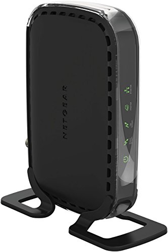 NETGEAR Cable Modem CM400 - Compatible with all Cable Providers including Xfinity by Comcast, Spectrum, Cox | For Cable Plans Up to 100 Mbps | DOCSIS 3.0, Black, 8x4 Cable Modem (CM400)