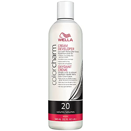 WELLA Color Charm Creme Hair Developer 20 Volume, 32 oz
