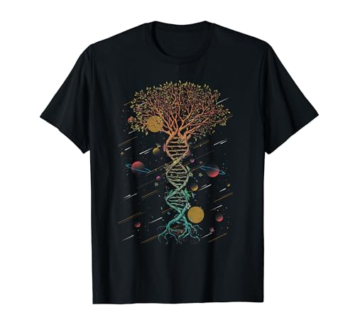 DNA Tree Life Genetics Biologist Science Earth Day Teachers T-Shirt