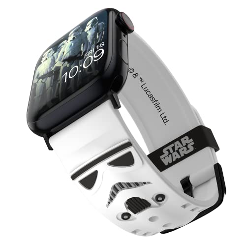 Star Wars - Stormtrooper Legion 3D Smartwatch Band - Officially Licensed, Compatible with Every Size & Series of Apple Watch (watch not Included)