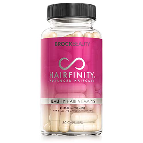 Hairfinity Hair Vitamins - Scientifically Formulated with Biotin, Amino Acids, Supplement That Helps Support Hair Growth - Vegan - 60 Veggie Capsules (1 Month Supply)