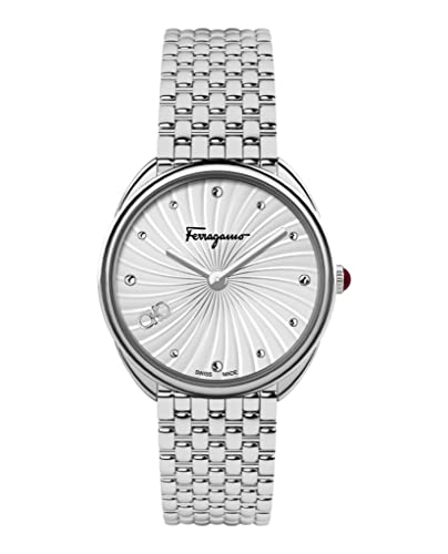 Ferragamo Womens Watches Stainless Steel 34 mm Cuir Collection