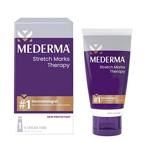 Mederma Stretch Marks Therapy, Helps Prevent and Treat Stretch Marks, Safe to Use When Pregnant, Pregnancy Skin Care, 5.29 oz (150g)